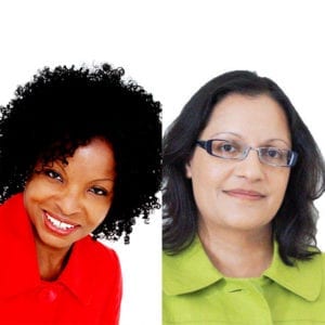 Joy Maitland and Atiya Sheikh creating leadership development solutions