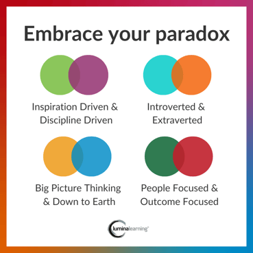 Embrace your paradox