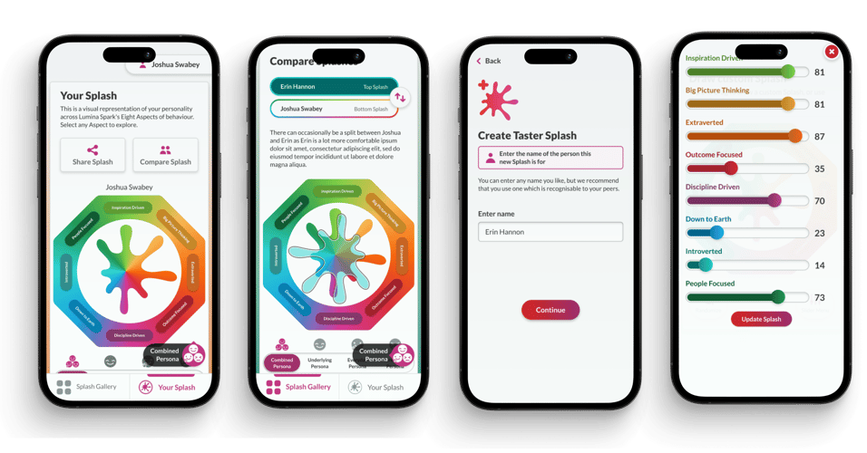Lumina Splash app features (2)