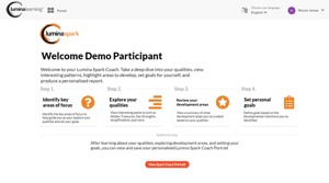 Picture showing Spark Coach screen