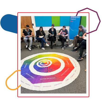 Participants around Spark Mat