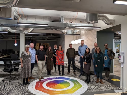 Picture showing the workshop for  The Children's Society staffs