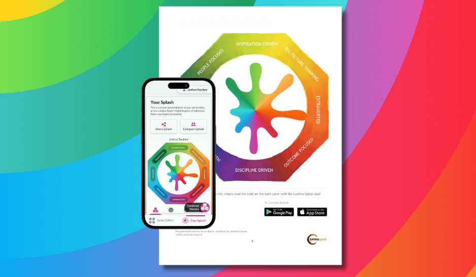 Bring the Lumina Spark Portait to life with the Lumina Splash app