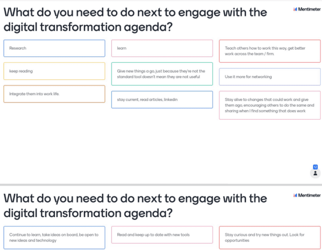 What do you need to do next to engage with the digital transformation agenda?